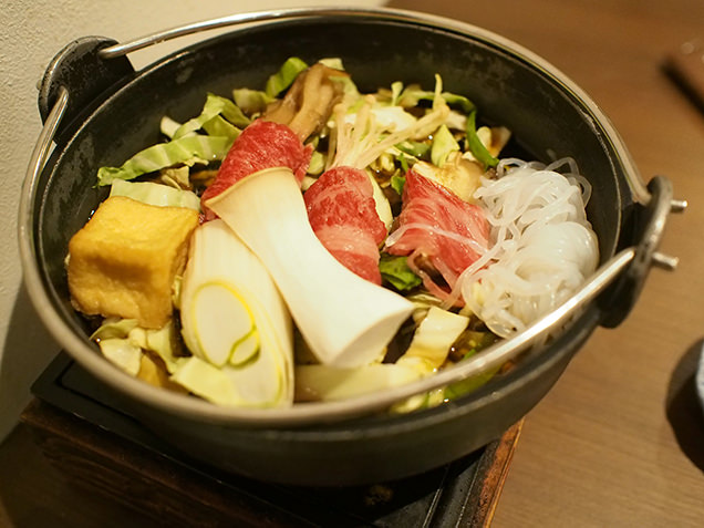 宝川温泉 汪泉閣　食事処 月光　すき焼き