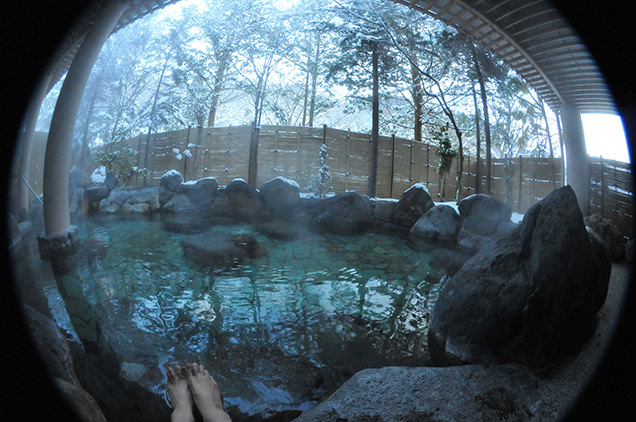 大湯温泉 ホテル鹿角　露天風呂