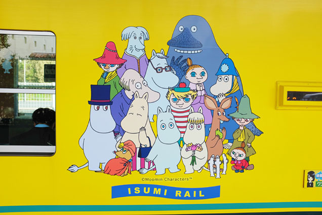 ムーミン列車　側面