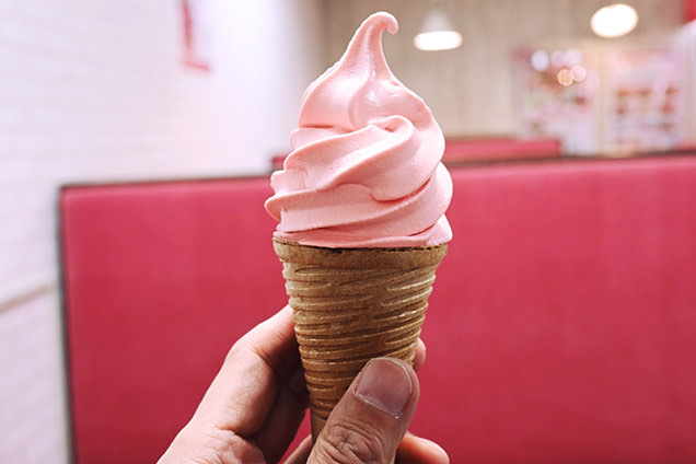 カフェニュージンジャー　新生姜ソフトクリーム