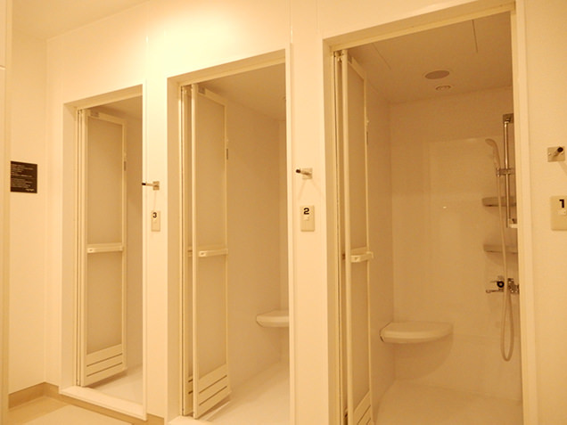 りんりんスクエア土浦　シャワー室