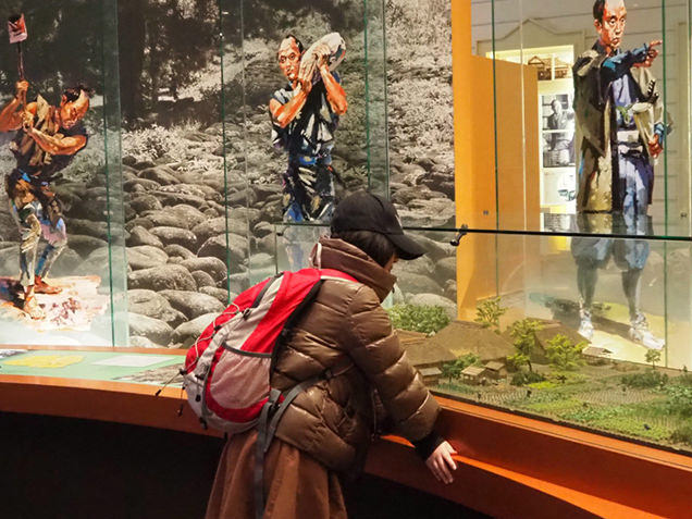 米沢市上杉博物館　ジオラマ