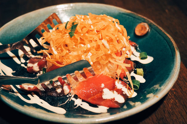 Free Flight　マグロのパリパリサラダ