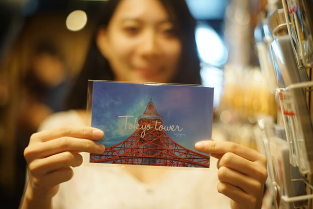 オフィシャルショップ　東京タワーの絵はがき