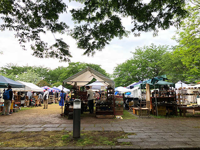 益子陶器市　テント