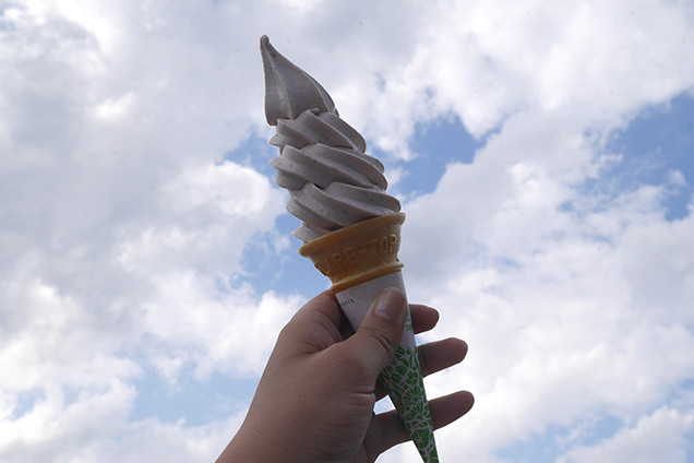 鳩待峠　花豆ソフト