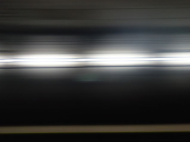 青函トンネル通過中