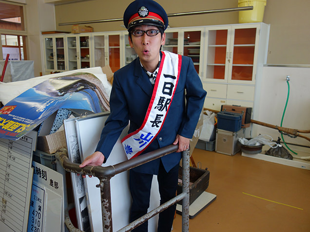 いかりん館　展示されている改札