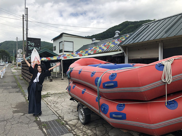  水上ラフティング