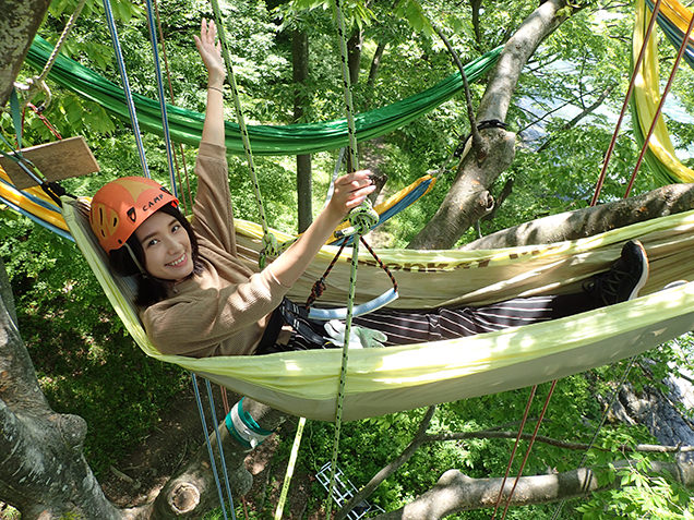 ツリーイング　ハンモック