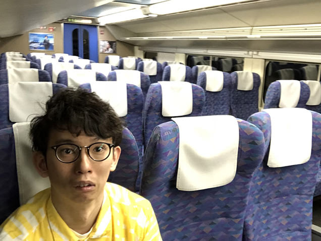 上越新幹線Maxたにがわ　ガラガラの車内