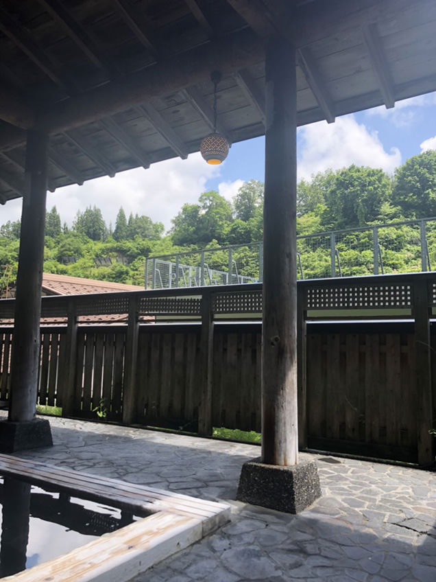 ひなの宿ちとせ　露天風呂「月見の湯」