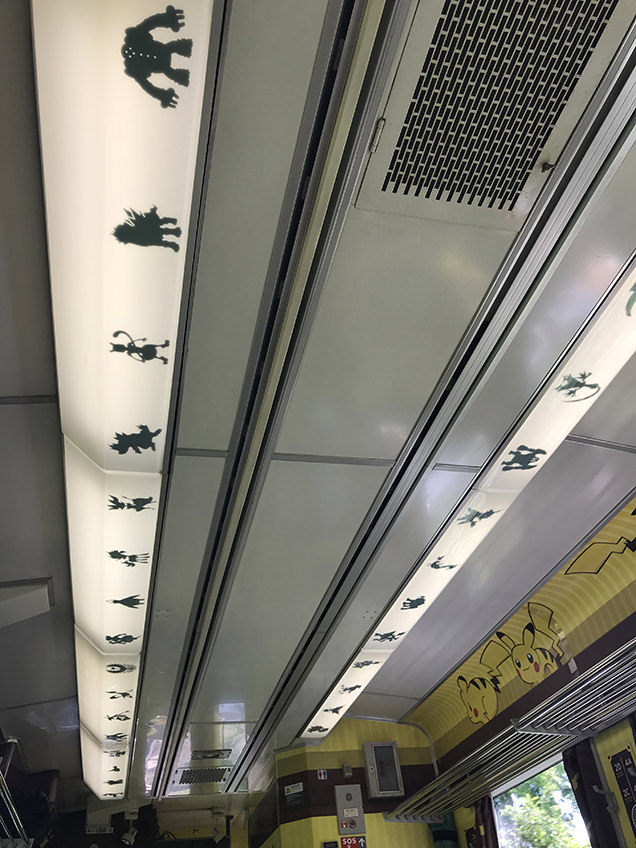  POKÉMON with YOU トレイン　ポケモン列車の車内