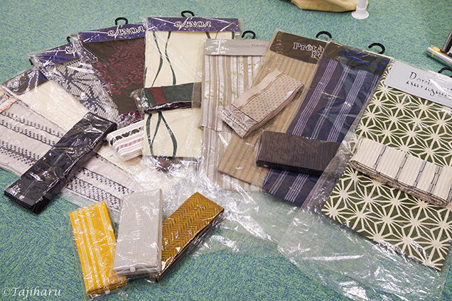 男性用の浴衣の種類も豊富