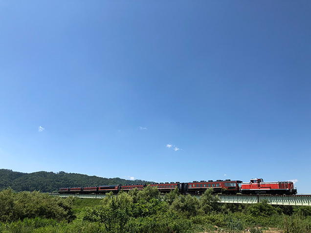 SLばんえつ物語　喜多方駅周辺