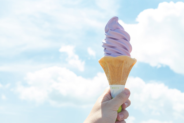 ラベンダーソフトクリーム