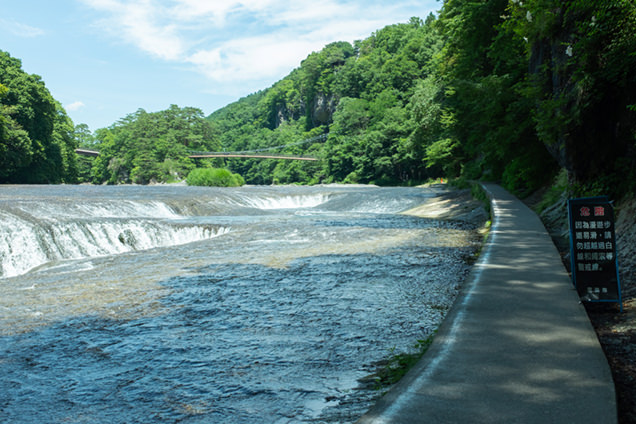 吹割の滝　遊歩道