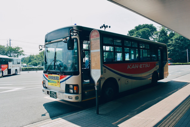 上毛高原駅の関越交通バス