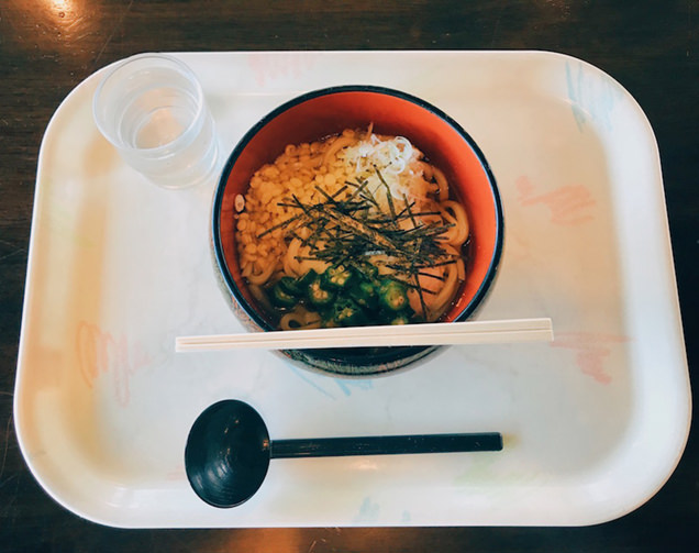 谷川岳天神平のレストランのうどん