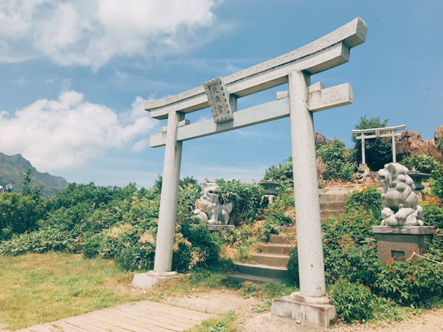 天神峠展望台の鳥居