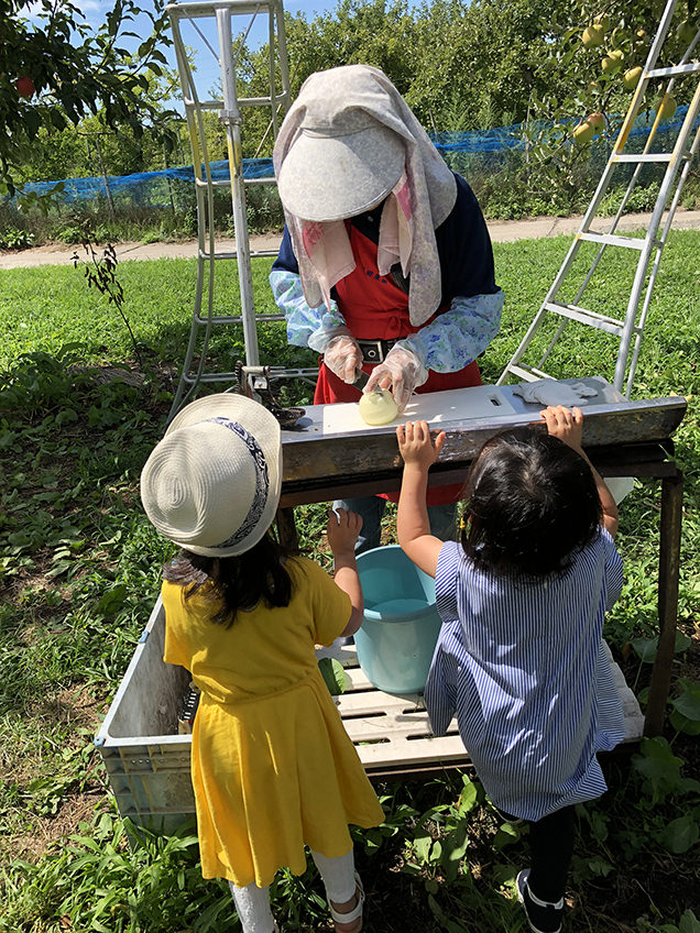 原田農園でりんご狩り