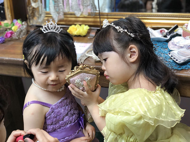 ロックハート城でドレスアップ