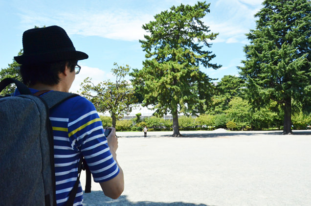 写ルンですにズーム機能がないことに、小多田さんが走りだしてから気がつきました