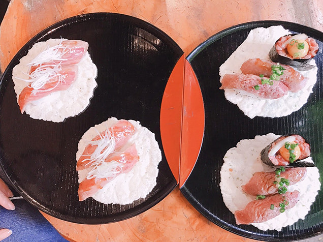 飛騨牛の握り寿司