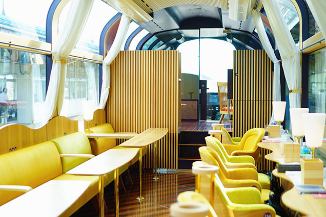 雪月花の1号車内部