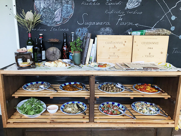 ベッダシチリア　前菜ビュッフェ