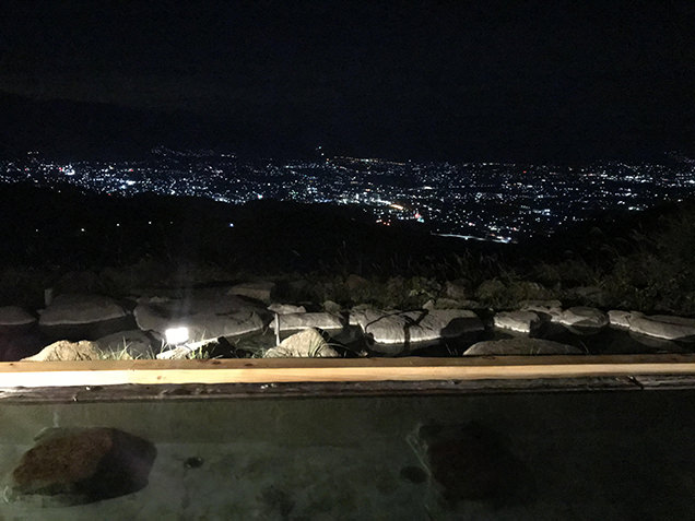 ほったらかし温泉　あっちの湯　眺望