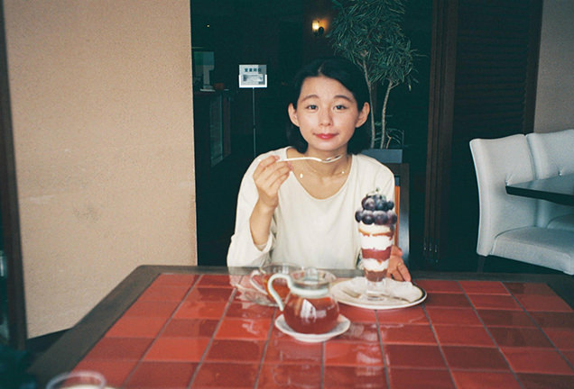 フルーツパーク富士屋ホテル　ぶどうパフェ　祝茉莉