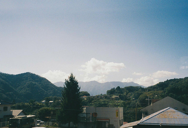 特急あずさの車窓