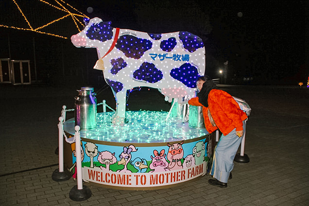 マザー牧場　イルミネーション　はましゃか