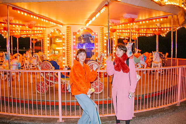 マザー牧場　イルミネーション　ナイト遊園地　はましゃか