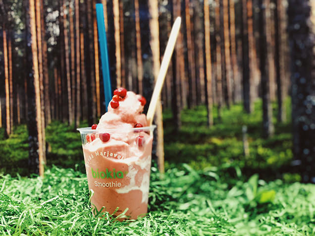 メッツァビレッジ　スイーツ　biokia smoothie　ビオキアスムージー