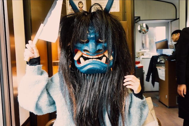 三陸鉄道　こたつ列車　車内　なもみ