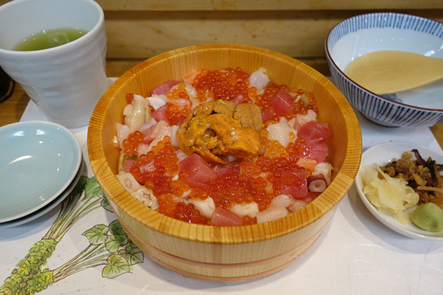 築地魚河岸　築地虎杖　海鮮ひつまぶし