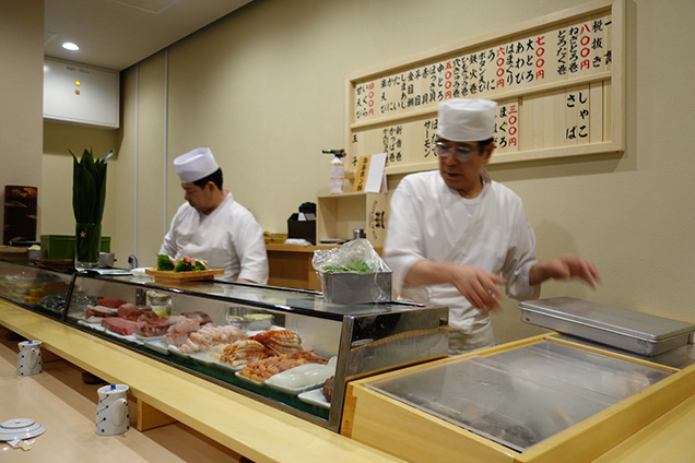 豊洲市場　グルメ　磯寿司