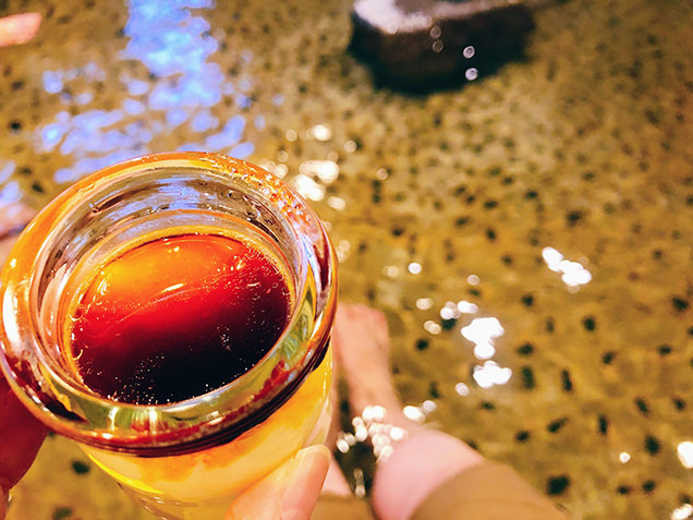 ほんわかプリンを食べる