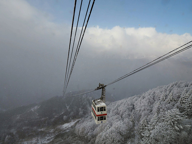 2階建ての第2ロープウェイ