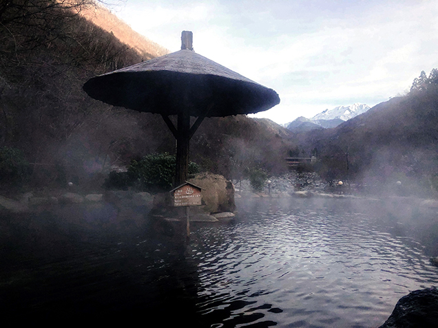 穂高荘 山のホテル 混浴露天風呂