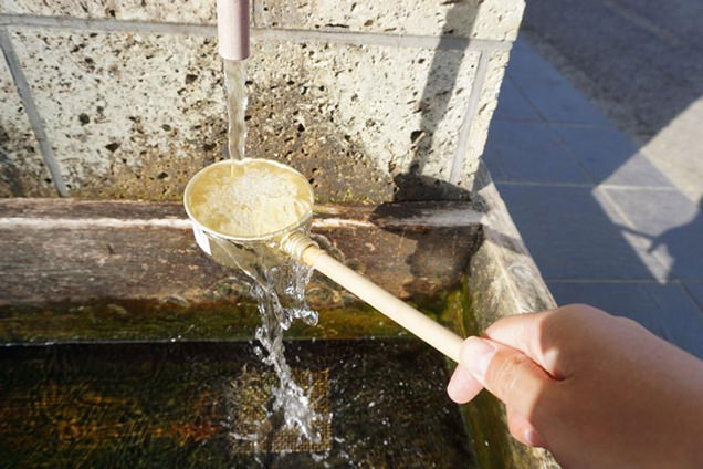 JR久留里駅前 水汲み広場
