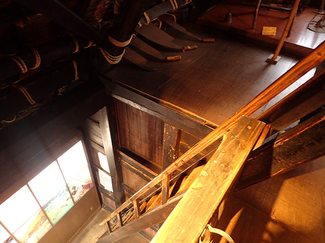 合掌造りの内部