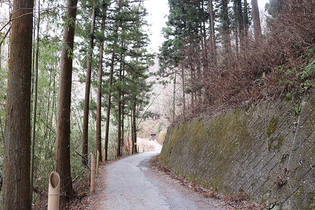 袋田の滝までの道