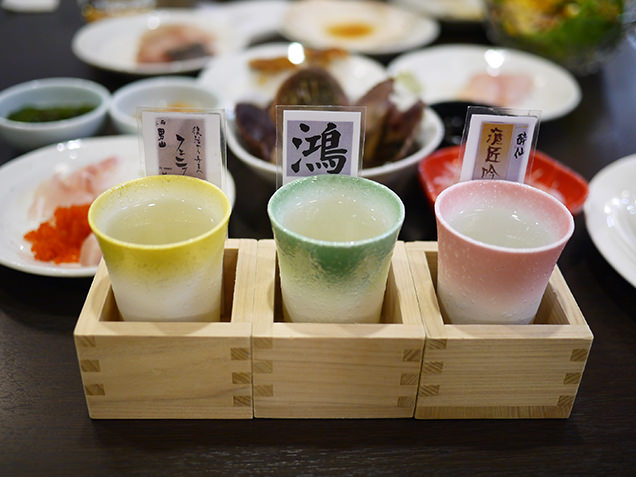 地酒の利き酒セット