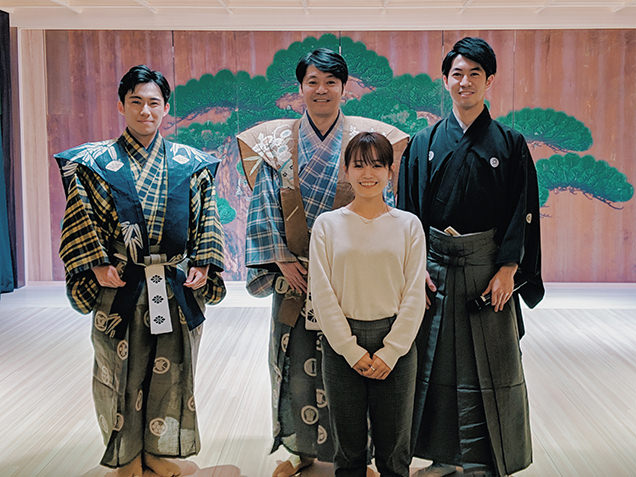 演者さんと記念写真