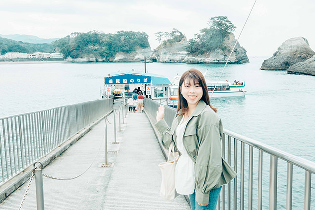 遊覧船のターミナル