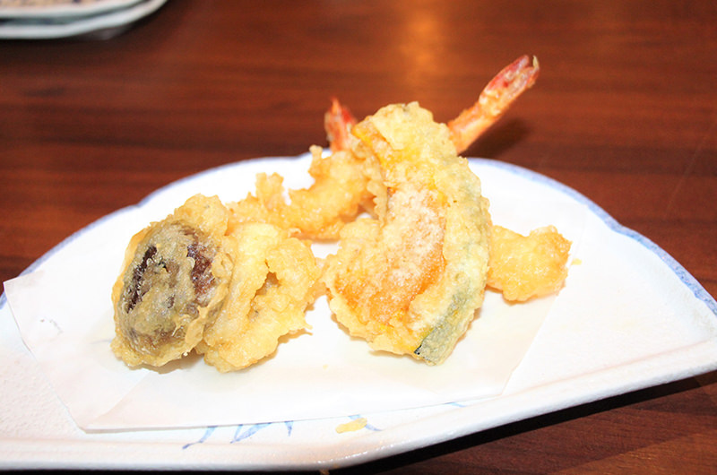 野菜と海老の天ぷら