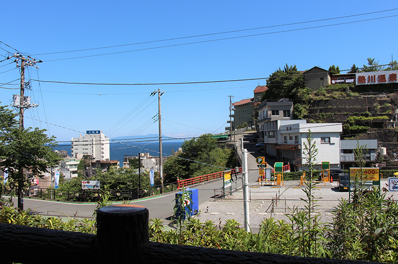 伊豆熱川駅からの景色